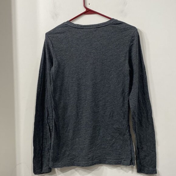 Ariat Long Sleeve Cotton Top Heathered Grey with Cartoon Motive size S - Picture 5 of 8